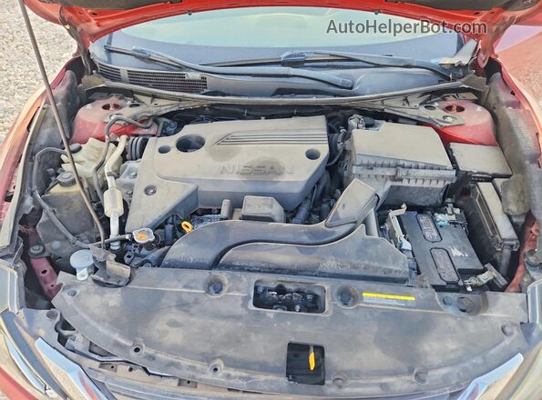 1N4AL3APXGC294692 2016 NISSAN ALTIMA Red Widok wnętrza z tyłu