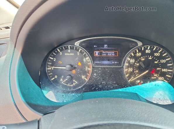 1N4AL3APXGN329526 2016 NISSAN ALTIMA Black Widok zestawu wskaźników