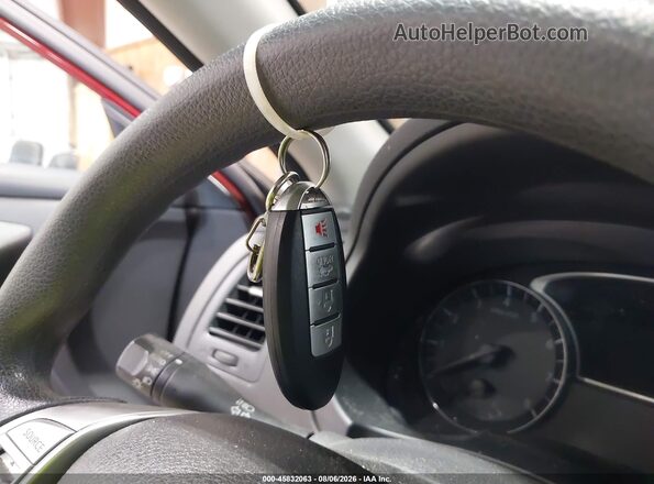 1N4AL3APXGN355351 2016 NISSAN ALTIMA Red Vista del salpicadero