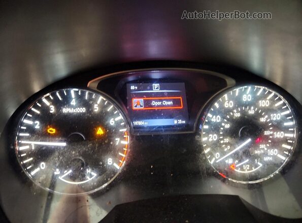 1N4AL3APXGN356922 2016 NISSAN ALTIMA Серебряный Вид щитка приборов