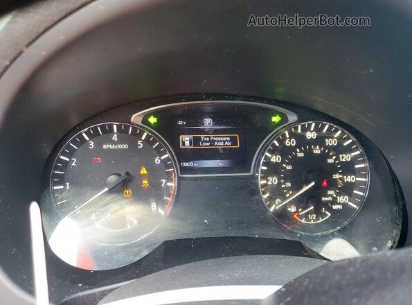 1N4AL3APXHC184212 2017 NISSAN ALTIMA Черный Вид щитка приборов