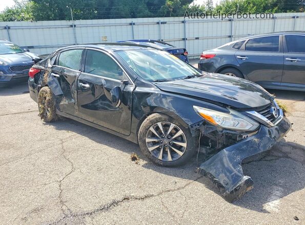 1N4AL3APXHC184212 2017 NISSAN ALTIMA Черный Передняя правая четверть