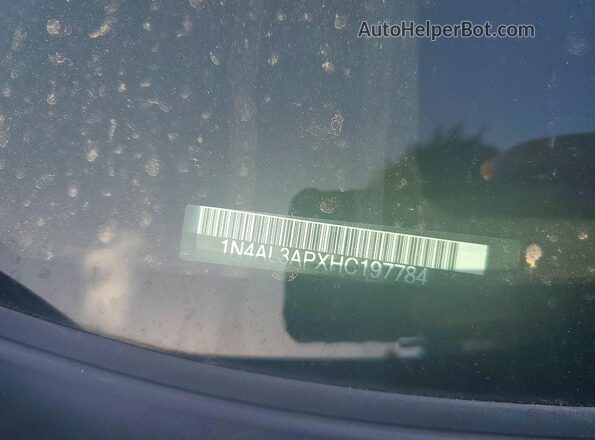 1N4AL3APXHC197784 2017 NISSAN ALTIMA Blue Engine compartment view