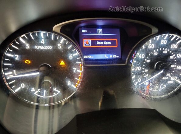 1N4AL3APXHC207620 2017 NISSAN ALTIMA Black ხელსაწყოთა პანელის ხედი