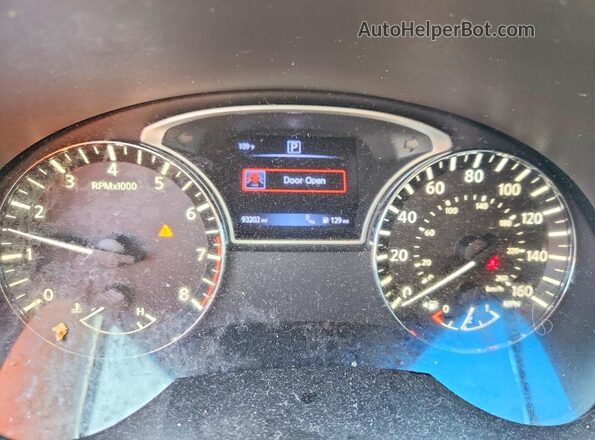 1N4AL3APXHC243159 2017 NISSAN ALTIMA Silver ხელსაწყოთა პანელის ხედი