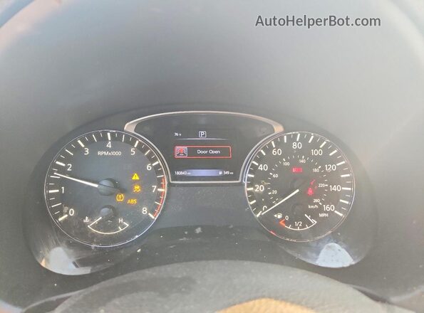 1N4AL3APXHC246840 2017 NISSAN ALTIMA White Вид щитка приладів
