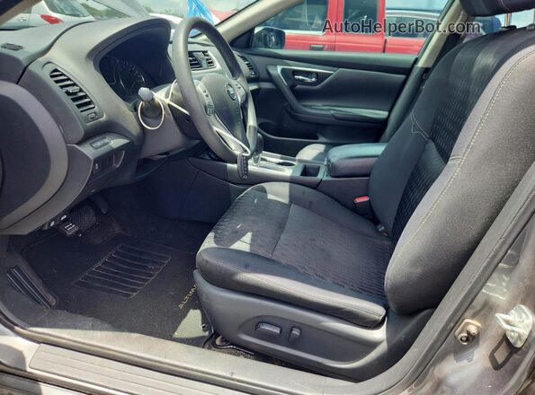 1N4AL3APXHC249091 2017 NISSAN ALTIMA Серый Вид салона спереди