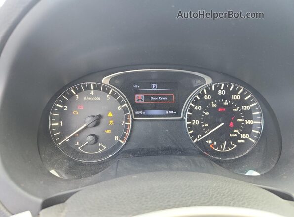 1N4AL3APXHC249091 2017 NISSAN ALTIMA Серый Вид щитка приборов
