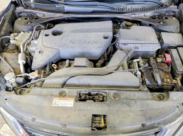 1N4AL3APXHC260141 2017 NISSAN ALTIMA Синий Вид задней части салона