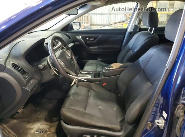 1N4AL3APXHC260141 2017 NISSAN ALTIMA Синий Вид салона спереди
