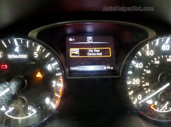 1N4AL3APXHC260141 2017 NISSAN ALTIMA Синий Вид щитка приборов