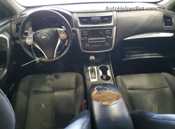 1N4AL3APXHC260141 2017 NISSAN ALTIMA Синий Вид панели приборов
