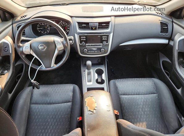 1N4AL3APXHC262732 2017 NISSAN ALTIMA Gray წინა პანელის ხედი