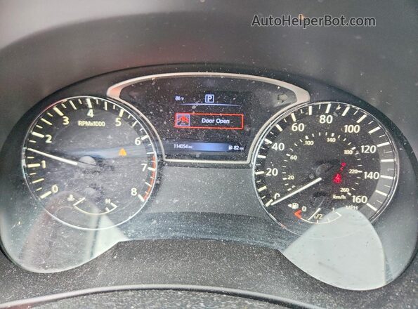1N4AL3APXHC279319 2017 NISSAN ALTIMA Черный Вид щитка приборов