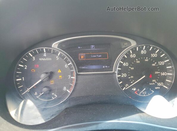 1N4AL3APXHC294290 2017 NISSAN ALTIMA White Vista del cuadro de instrumentos