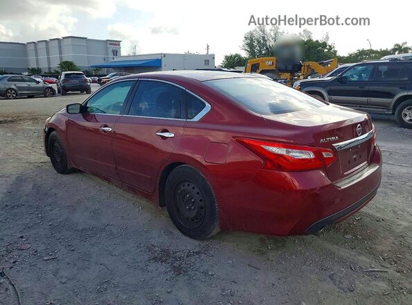 1N4AL3APXHN308919 2017 NISSAN ALTIMA Burgundy Tył lewy