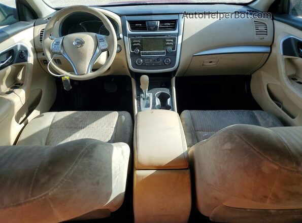 1N4AL3APXHN308919 2017 NISSAN ALTIMA Burgundy Widok deski rozdzielczej