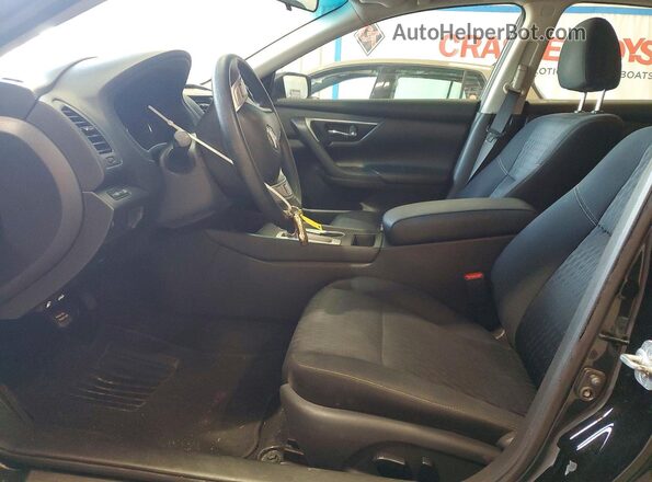 1N4AL3APXJC133251 2018 NISSAN ALTIMA Black წინა სალონის ხედი
