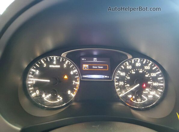 1N4AL3APXJC133251 2018 NISSAN ALTIMA Black ხელსაწყოთა პანელის ხედი