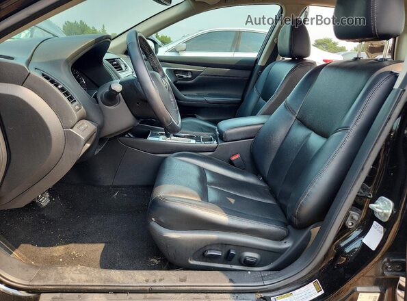 1N4AL3APXJC141396 2018 NISSAN ALTIMA Black Вид салону спереду