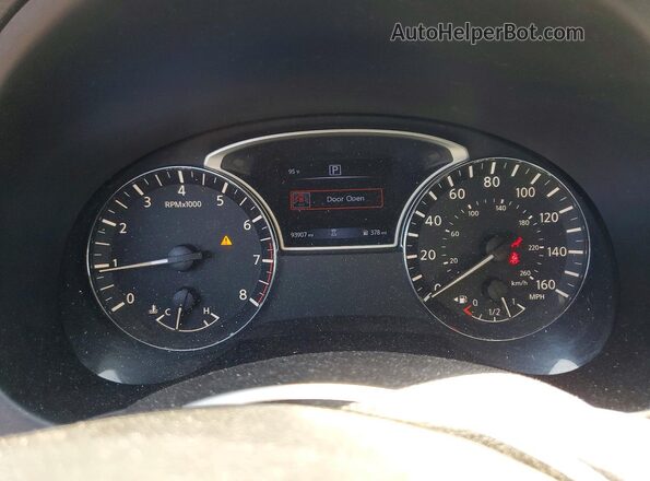 1N4AL3APXJC168226 2018 NISSAN ALTIMA Red Instrument cluster view