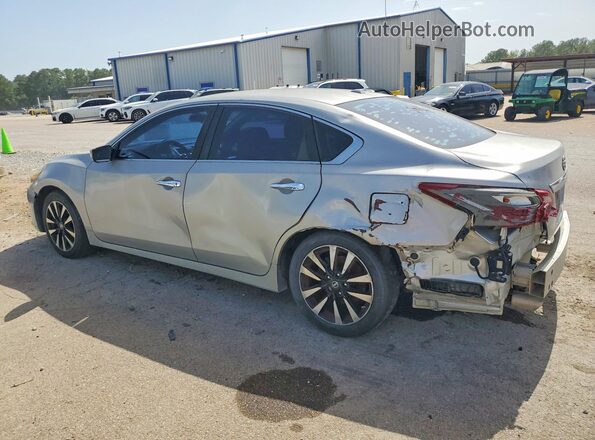 1N4AL3APXJC180988 2018 NISSAN ALTIMA Серебряный Задняя левая четверть
