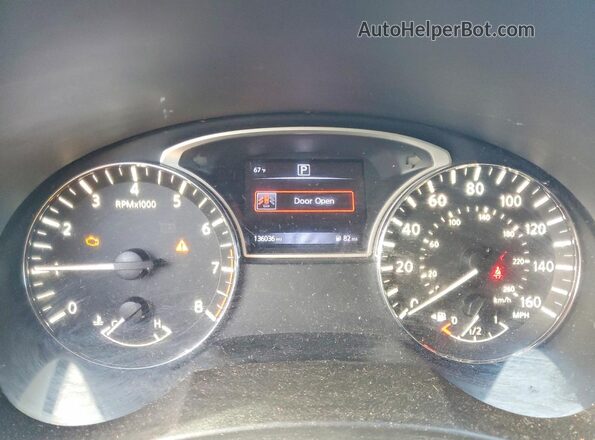 1N4AL3APXJC181283 2018 NISSAN ALTIMA Silver ხელსაწყოთა პანელის ხედი