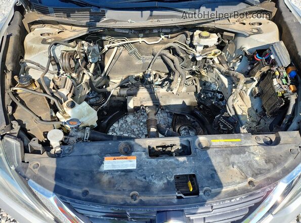 1N4AL3APXJC220535 2018 NISSAN ALTIMA Серебряный Вид задней части салона