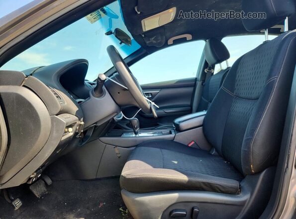 1N4AL3APXJC220969 2018 NISSAN ALTIMA Gray წინა სალონის ხედი