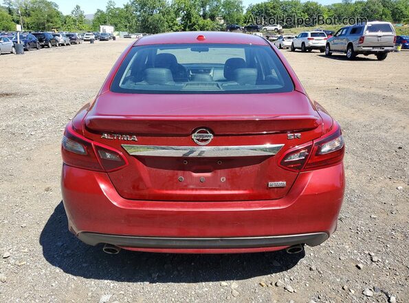 1N4AL3APXJC295557 2018 NISSAN ALTIMA Red Вид ззаду