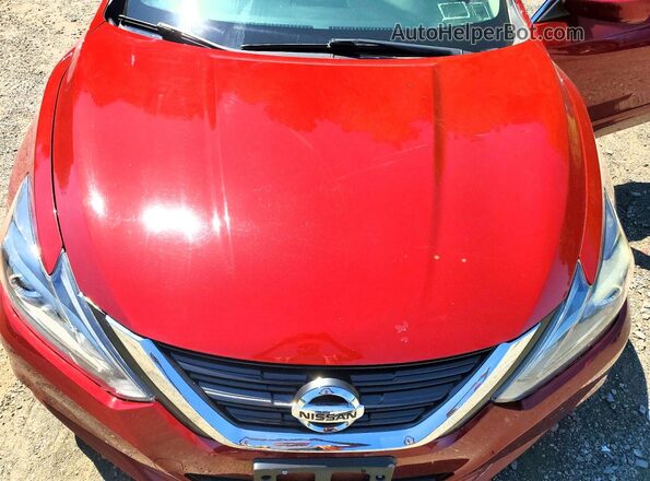 1N4AL3APXJC295557 2018 NISSAN ALTIMA Red Вид задньої частини салону