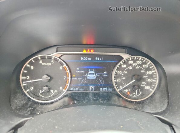 1N4AL4CV0NN346723 2022 NISSAN ALTIMA Black Vista del cuadro de instrumentos