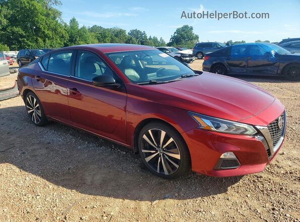 1N4AL4CV5KC102816 2019 NISSAN ALTIMA Красный Передняя правая четверть