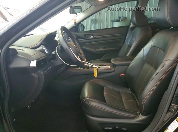 1N4AL4CVXMN397306 2021 NISSAN ALTIMA Black წინა სალონის ხედი