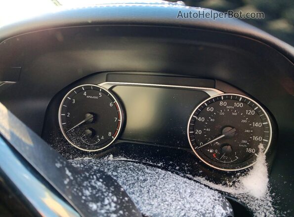 1N4AL4FV8LC139324 2020 NISSAN ALTIMA Белый Вид щитка приборов