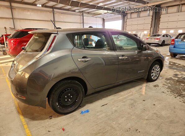 1N4AZ0CP0GC303751 2016 NISSAN LEAF Серый Задняя правая четверть