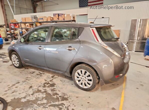 1N4AZ0CP0GC303751 2016 NISSAN LEAF Серый Задняя левая четверть