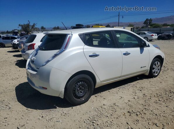 1N4AZ0CP5GC303082 2016 NISSAN LEAF White Задня права чверть
