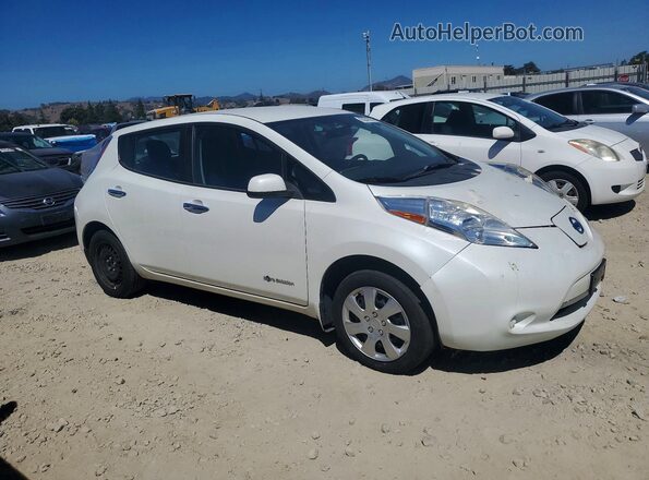 1N4AZ0CP5GC303082 2016 NISSAN LEAF White Передня права чверть