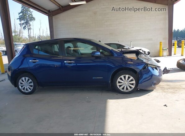 1N4AZ0CP6GC300112 2016 NISSAN LEAF Blue 360 interior view