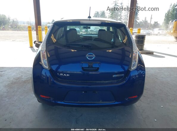 1N4AZ0CP6GC300112 2016 NISSAN LEAF Blue 