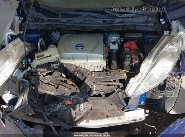 1N4AZ0CP6GC300112 2016 NISSAN LEAF Blue Rear view