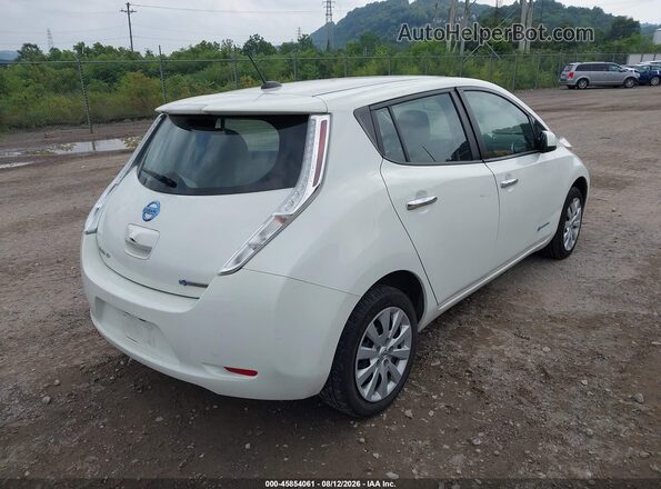 1N4AZ0CP7GC308798 2016 NISSAN LEAF Белый Задняя правая четверть