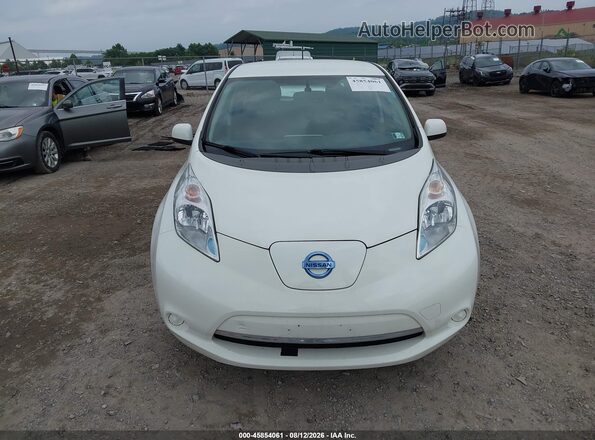 1N4AZ0CP7GC308798 2016 NISSAN LEAF Белый Вид щитка приборов