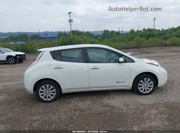 1N4AZ0CP7GC308798 2016 NISSAN LEAF Белый Вид задней части салона