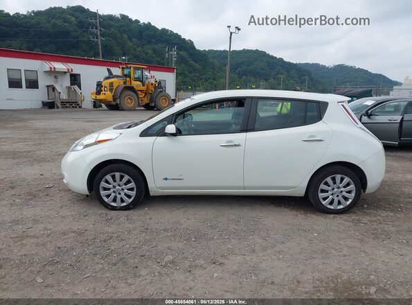 1N4AZ0CP7GC308798 2016 NISSAN LEAF Белый Панорамный вид салона 360°