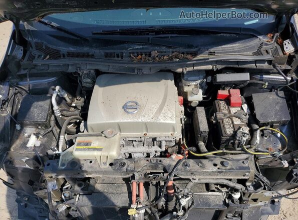 1N4AZ0CP9GC303831 2016 NISSAN LEAF Gray Widok wnętrza z tyłu