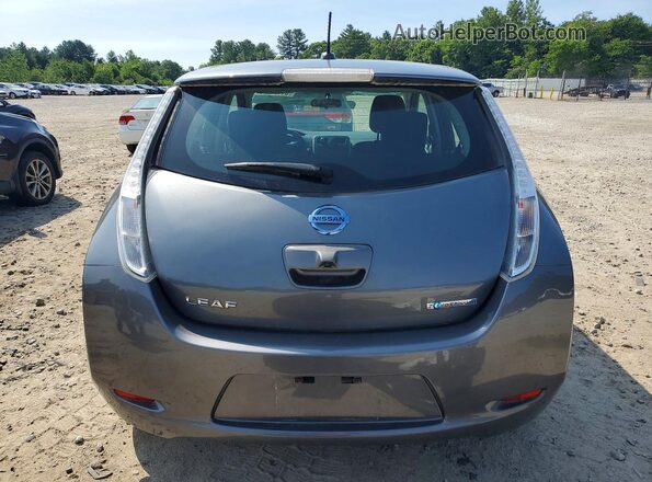 1N4AZ0CP9GC303831 2016 NISSAN LEAF Gray Widok z tyłu