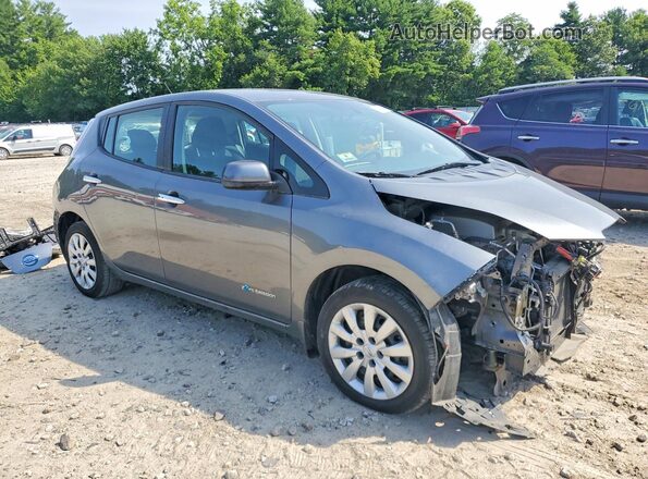 1N4AZ0CP9GC303831 2016 NISSAN LEAF Gray Przód prawy