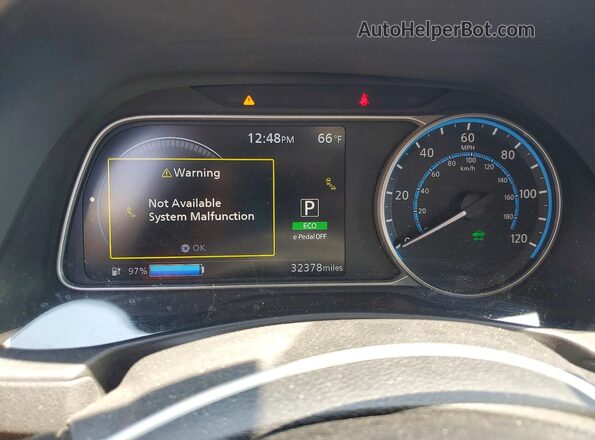 1N4AZ1BV0SC564165 2025 NISSAN LEAF Blue Widok zestawu wskaźników